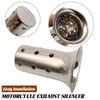 Universal Stainless Steel 51mm 61mm Exhaust Pipe Muffler DB Noise Sound Absorption for Honda Kawasaki Suzuki Noise Eliminator