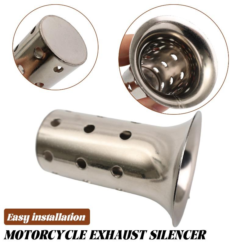 Universal Stainless Steel 51mm 61mm Exhaust Pipe Muffler DB Noise Sound Absorption for Honda Kawasaki Suzuki Noise Eliminator