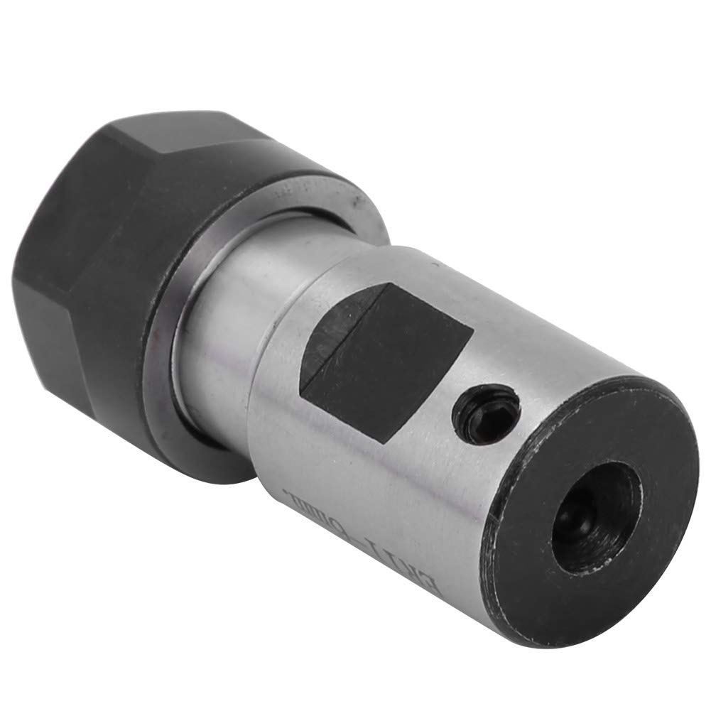 Collet Chuck Holder 5mm 6mm 8mm Milling Holder Straight Motor Shaft Chuck Collet Tool Holder C16 ER11 35L CNC Router Collets (6mm Shaft Diameter)