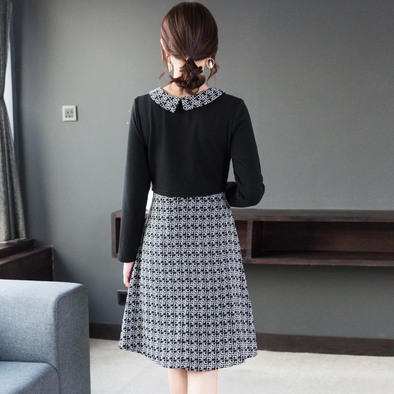 2023 Fall/Winter Slimming Waist Dress for Plus Size Women