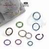 5 Stück G23 Titan Nasenpiercing Implantatqualität 12G 14G 16G 18G 20G Clicker Membran Tragus Piercing Körperschmuck