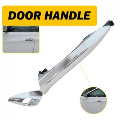 Exterior Door Handle For Hyundai 2011-2016 Elantra Front Side Left Chrome Outer