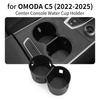 For 22-25 OMODA C5 Central Control Water Cup Cover Anti Slip Pad Automotive Special Parts Modification Accessories