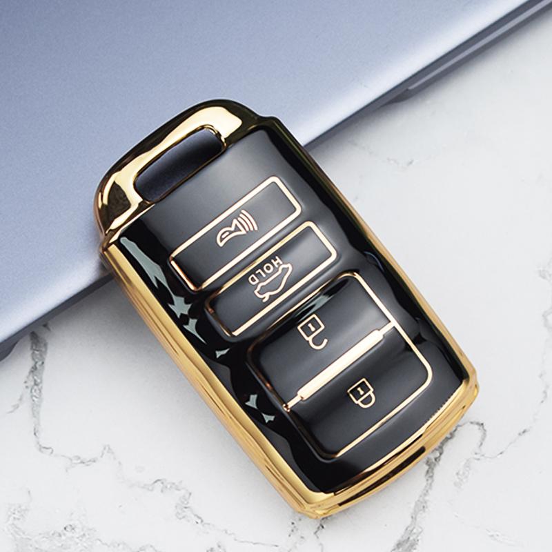 Shell Fob Keychain For Kia Cadenza K9 K7 K-04 Sorento K900 And New K7 Key 2013 Year To Year 4Buttons Tpu Car Key Case Cover