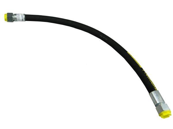 Hydraulic hose 250 bar thread M27x2 straight -700mm DN16-2SN (AA-700/M27X2/25MPA; P11P11) Waryński