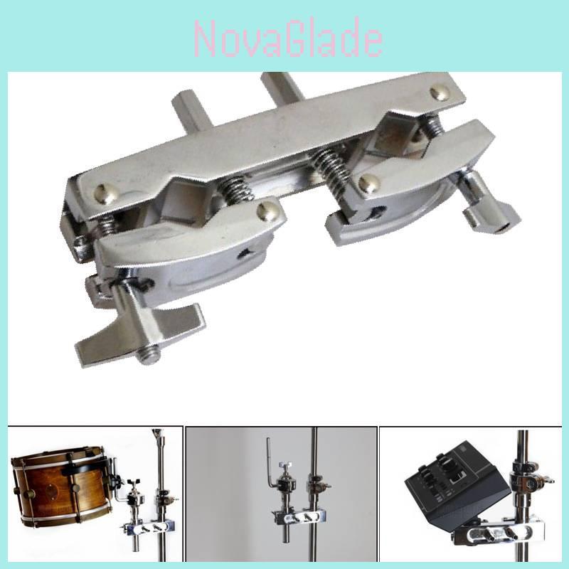 Drum Set Accessory Durable Drum Clamp Dual Mounting Jazz Drum Expansion Clip