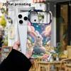 Phone Case: 2D Flat Design Suitable for iPhone 18 17 16 15 14 13 Pro Protective Case, White Rabbit Under the Starry Sky, Perfect Christmas and Hallowe
