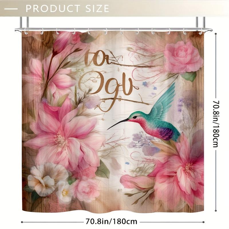 1PC God Says You Are Special Unique Shower Curtain, Durable Polyester, Easy Clean, for Bathroom & Window Decor
