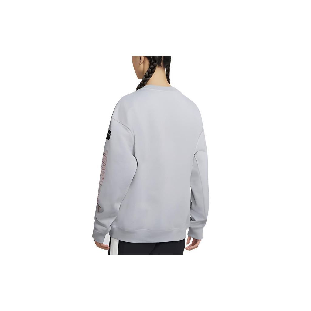 Nike Sweatshirts Men's Gray Crew Neck Moderate Regular DA5005-021