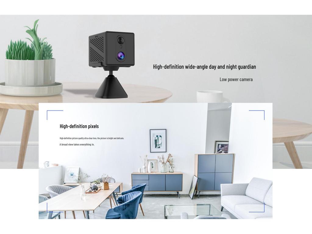2M 4G Low-Power Indoor Wireless Camera with Battery