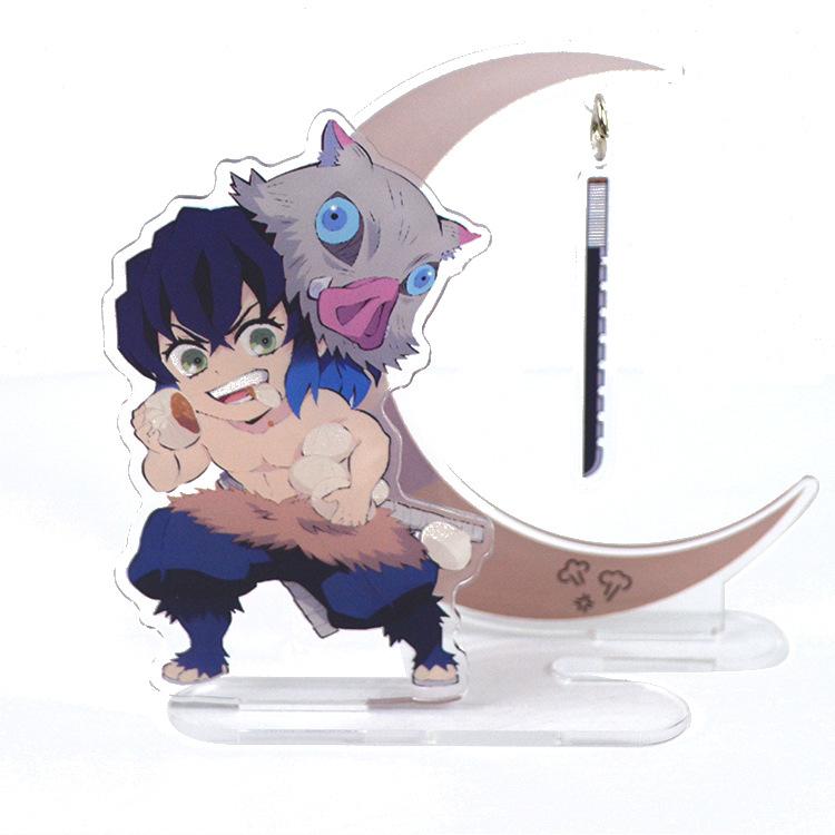 Anime Demon Slayer Agatsuma Zenitsu Kimetsu No Yaiba Acrylic Stand Figurines Model Perfect Toys GK Ornaments Decor