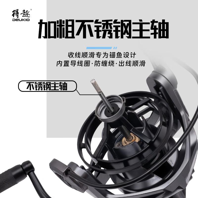 

DEUKIO YT Lure Long-Cast Full Metal Spinning Fishing Reel