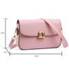 New Simple Flap Shoulder Bag For Women Solid Color PU Leather Small Square Bags Korean Casual Crossbody Bags Female Handbag