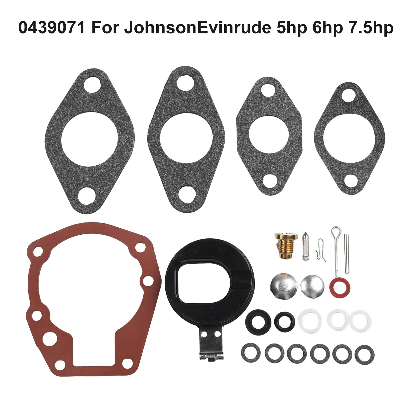 

0439071 Carburetor Rebuild Replacement Kit for Johnson Outboard Motors 5hp 6hp 7 5hp Compatible with Models 1954 1979 China Mainland