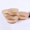 Hand - Woven Snack Basket Storage Basket (Imitation Rattan Basket) Handmade Kitchen Picnic Bread Container Storage