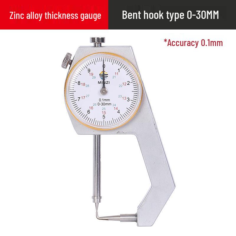 High Precision Digital Micrometer: Steel Pipe & Flat/Bent Pointed Head Thickness Gauge