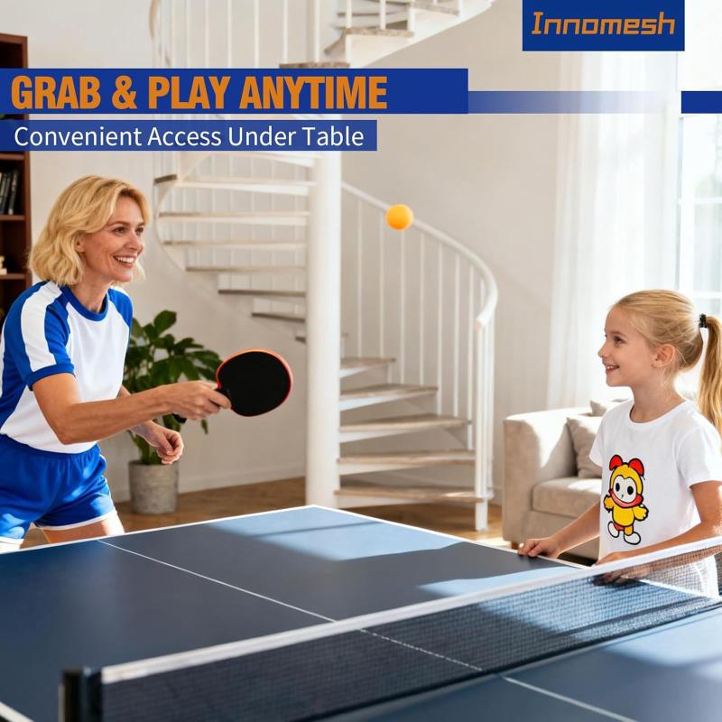 Netz Pingpongballhalter Große Tasche Kapazität Tischtennisball Organizer Wand- oder Untertisch-Aufbewahrung für Training Übung