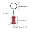1Pc Reiki Healing Natural Stone Keychain Key Finder Bone Shape Crystal Gemstone Pendant Key Chain for Decor Phones, Bag, Halloween Gifts 20×34 Mm