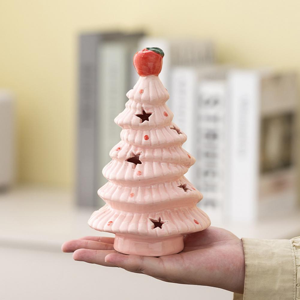 Ceramic Christmas Tree Decor Unique Christmas Tree Shape Festive Ceramic Christmas Trees for Home Decor Gift Giving for Tabletop