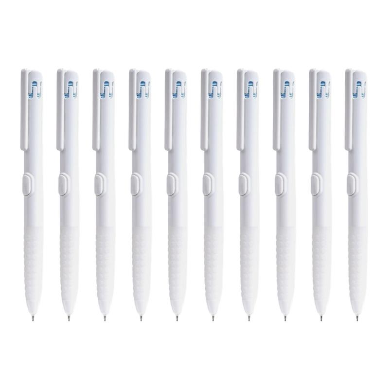 10PCS Smooth Writing Double Ball Tip Gel Pen Retractable Gel Pen Set Quick Drying Ink For Students And Professional 1