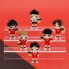 Kawada Nanoblock Mini Nano Volleyball Japan Men's National Team (BOX) NBMC_87S 1 BOX = 6 pieces, 6 types in total