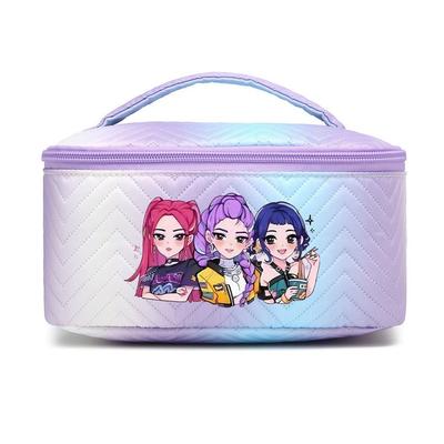 Printed Colorful Cosmetic Bag Large Capacity Portable Small Toilet Bag Ins Wind Storage Bag