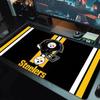 Pittsburgh Steelers Mauspad Großes Gaming-Tischkissen Rutschfestes Laptop-Tablet Großes Mauspadd XXL-Matte Mini-PC-Spielmatte Mit Verriegelungskante