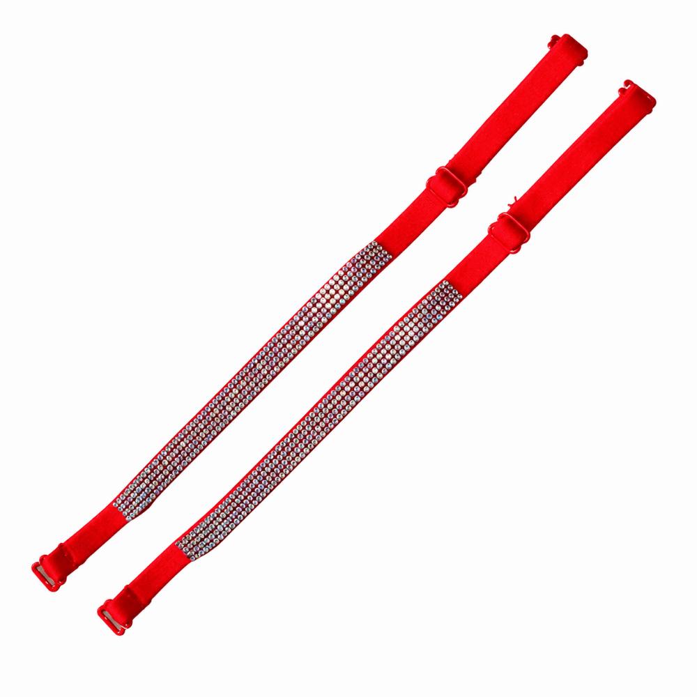 1 Pair Invisible Strap Bra Straps Replacement Rhinestone Bra Belts Underwear Band