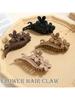 Flower Hair Claw Clips Non-Slip Matte Flower Hair Clips for Women  Hawaiian Hair Flower Clip Large Plumeria Hair Clip