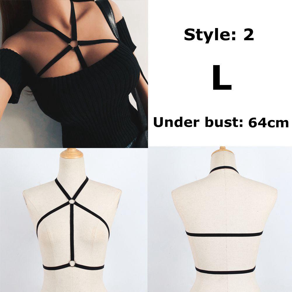 Noua Bralette Bustier Belt Lenjerie Sexy Bandage Sutien Cage Harness Push Up Crop Top