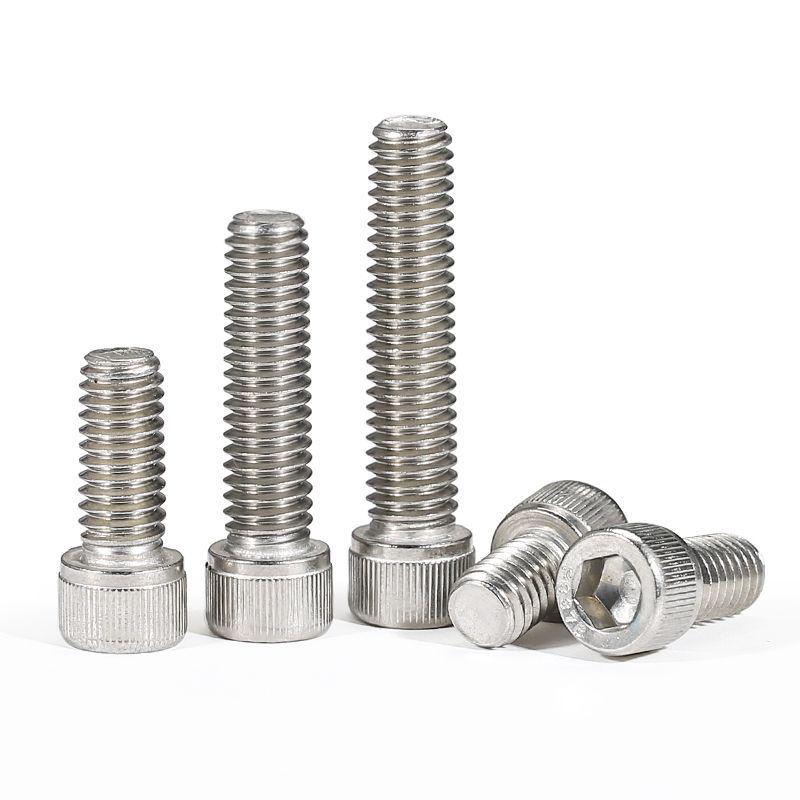 304 Stainless Steel Fine Thread Socket Head Cap Screw 10#-32, 1/4-20, 5/16-24