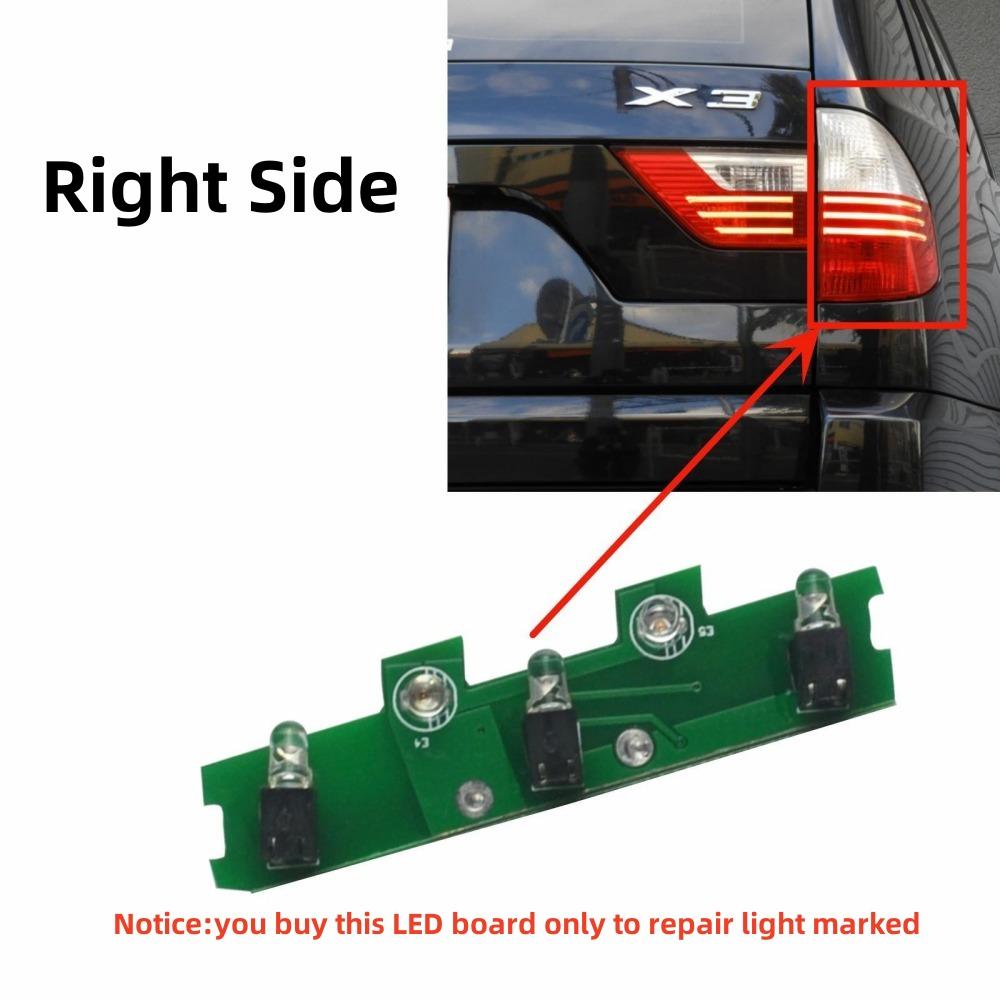 A Full Set  Inner and Outer Tail Light Repair Chip Boards 7162209 7162210 for BMW X3 E83 LCI 2007 2008 2009 2010 7162213 7162214