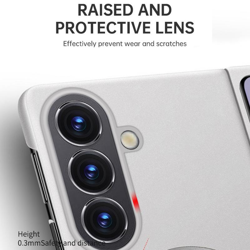 Slim Bezels with Magnetic Ring Case for Samsung Z Fold Wide Fold 8 Galaxy Z Fold 7 6 5 4 Ultra Thin Hard Camera Protective Cover