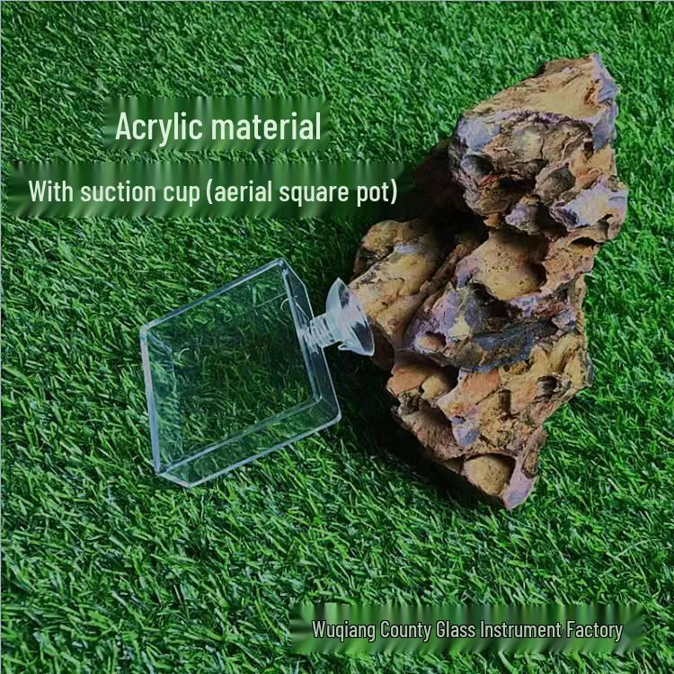 Acrylic Aquarium Feeding Tube and Food Dish for Shrimp and Ornamental Fish