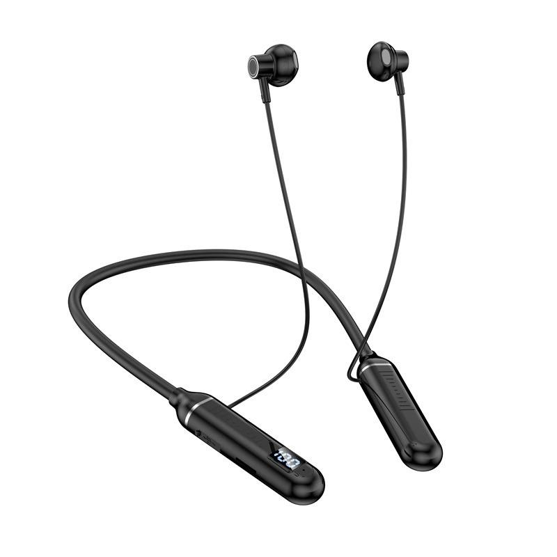 BT-22 Neckband Bluetooth Earphones: Compatible with Apple, Huawei, Xiaomi, Ultra-long Standby, Ideal for Sports, Wired Option Available