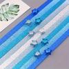 1 Set of 520 Pieces/pack of Colorful Star Origami, 360 Pieces/pack of Rainbow Gradient Lucky Star Paper Strips