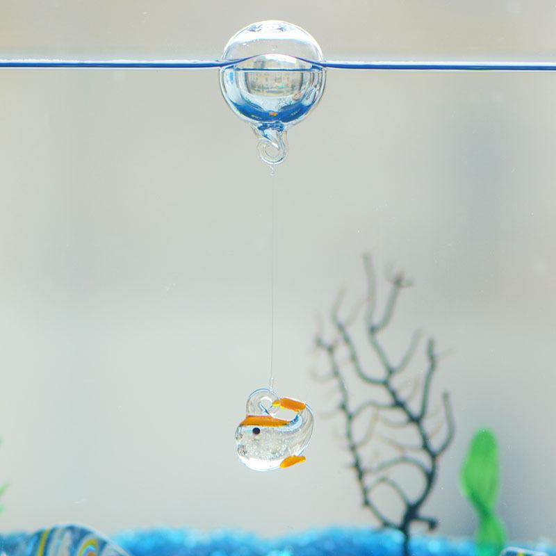 

Подвесной шар для аквариума, плавающие украшения, стеклянный светящийся кит, плавающий шар, пузырь, креативное украшение для аквариума as the picture