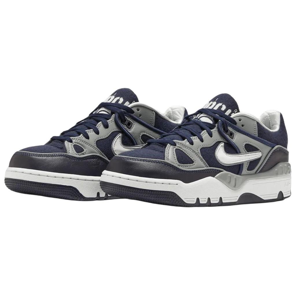 Nike X Nigo Air Force 3 Bequeme Passform Low-Top Sneaker Unisex-Sneaker Marineblau IB1811-400