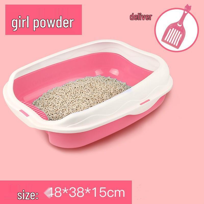 Anti-Splash Closed Cat Litter Box with Liner Bags