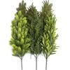Artificial Green Plants, Artificial Pine Needles, Bunches, Christmas Single Pine and Cypress Indoor Flower Arrangement Decorations