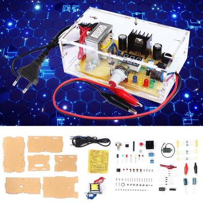 DIY Kit LM317 Einstellbare Geregelte Spannung AC 220 V Zu 1,25 V-12 V Step-down-netzteil Modul PCB Board Elektronische Kits EU Stecker