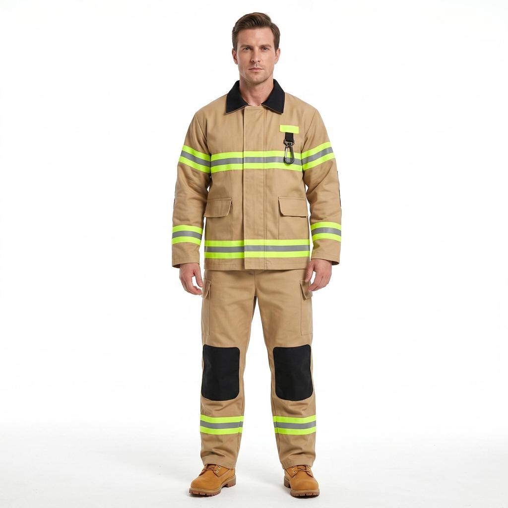Kids' Firefighter Role Play Costume Set – Fire Drill & Performance Outfit