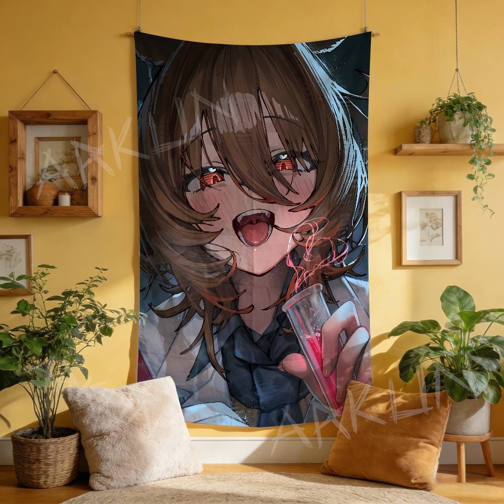 

Tapestry Decorative Hot Uma Musume Anime Gaming Girl Tapestry Wall Art Hanging Dorm Background Cloth Banner Fans Gift Home Decor 74x94cm(29x37in)