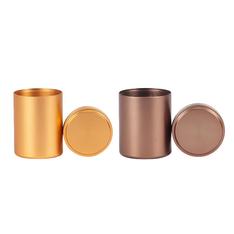 Portable Aluminum Alloy Tea Caddy