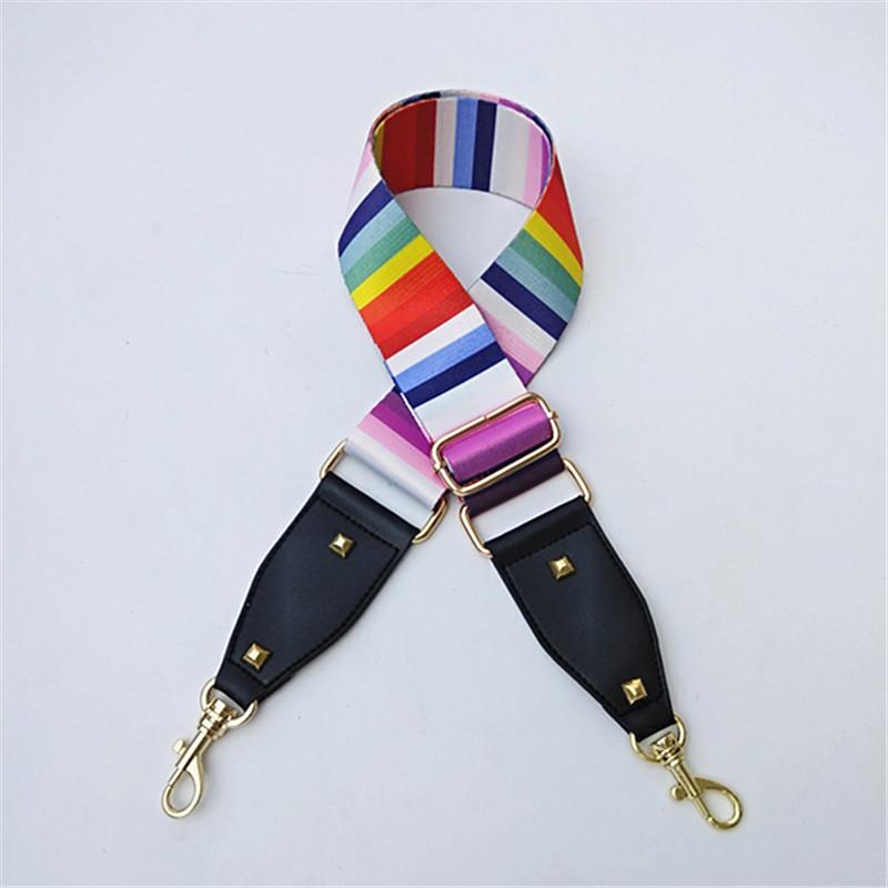Ribbon Replaceable Adjustable Strap One Shoulder Oblique Cross Ethnic Style Long Shoulder Strap Women's Bag Strap Accessories
