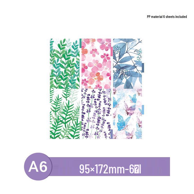 

Loose-Leaf Notebook Dividers for A6/A5/B5 Planners (6-Hole/9-Hole)