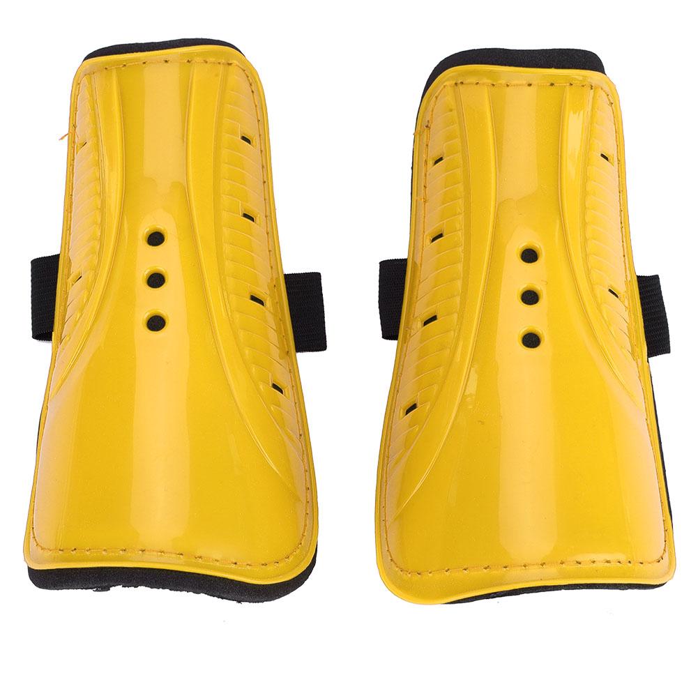 1 Pair Adult Child Football Sports Shinguards Soccer Ball Shin Guards Legs Protector Yellow