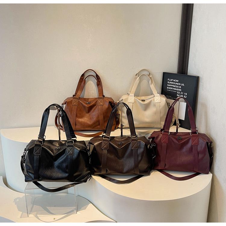 Autumn/Winter Large Capacity Solid Color Versatile Crossbody Travel Bag