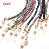 Handgefertigte Mode 3mm Galvanisierte Lesebrillen Kette Perlen Lanyard Damen Sonnenbrillen Schnüre Brillen Masken Halter Geschenk