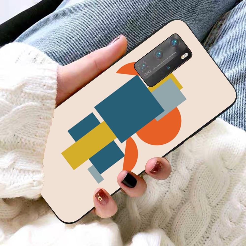

Geometric Bauhaus art Phone Case For Huawei P 8 9 10 20 30 40 50 Pro Lite Psmart Honor 10 lite 70 Mate 20lite Huawei P8 Lite 2017